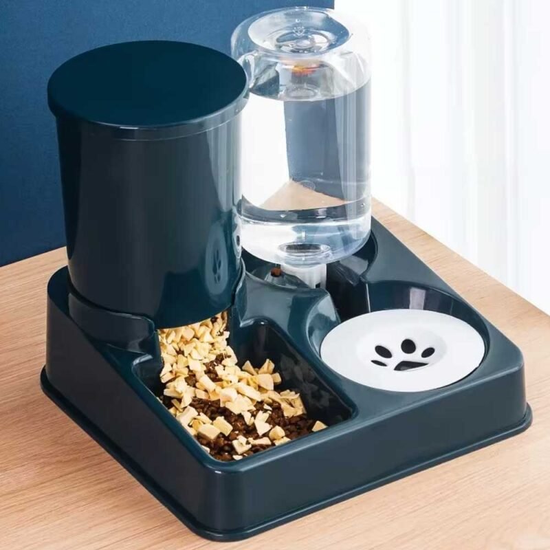 Automatisches Katzenfutter-Wasserspender-Set