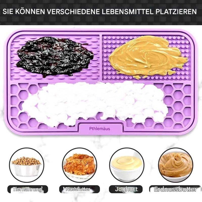 Haustier Tischset Katze und Hund Langsam Fütterung – Bild 3