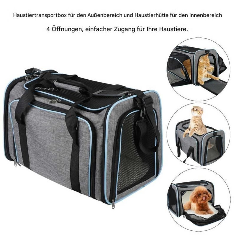 Tragbare Haustier-Tragetasche für Hunde und Katzen – Bild 9