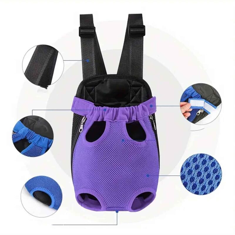 Reiserucksack für Haustiere für Katzen und Hunde – Bild 4