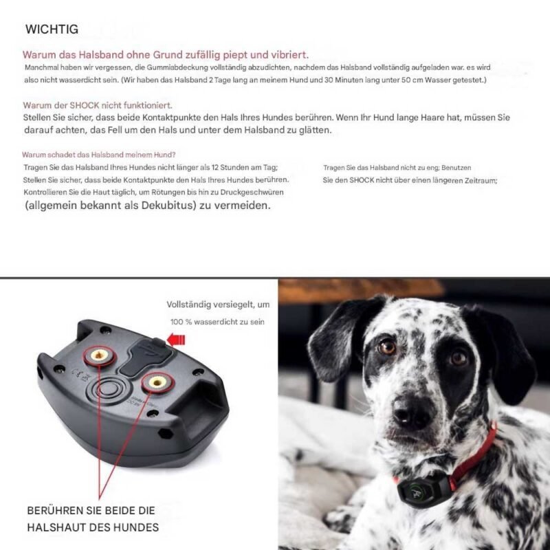 Zubehör für Hunde Trainingshilfen Welpentraining Halsband – Bild 4