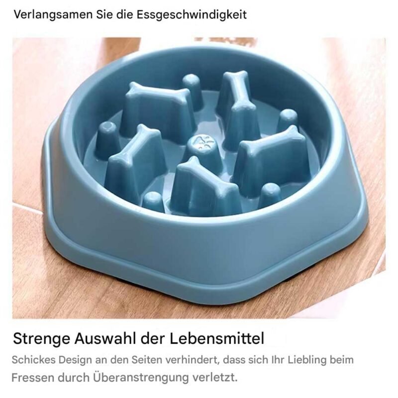 Haustier-Slow-Food-Schüssel-Anti-Erstickung-Feeder – Bild 5