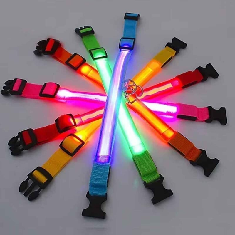 USB Reflektierendes Hundehalsband mit Leuchtfunktion – Bild 6