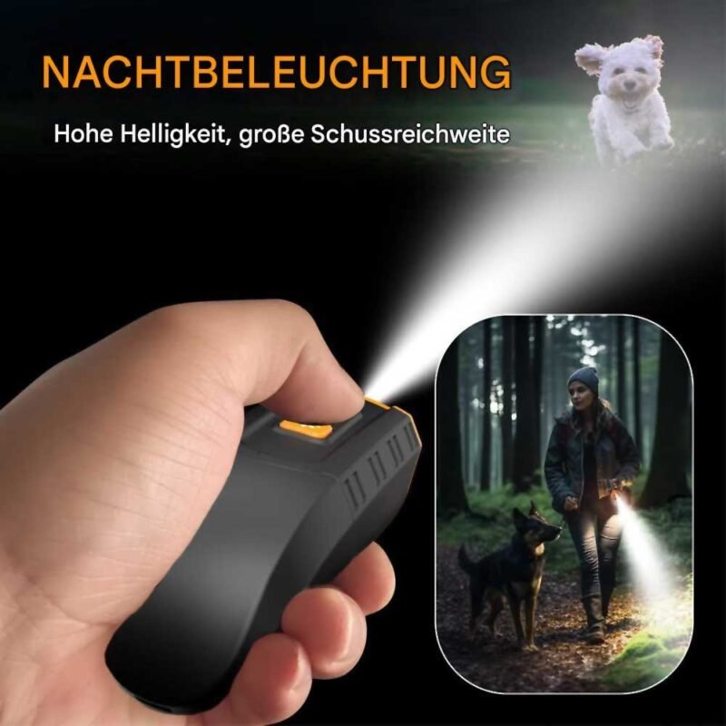 Tragbare Handheld Ultraschall Hund Trainer Schalldämpfer – Bild 6