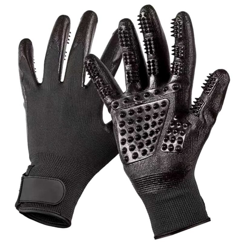 Ein Paar Haarpflege Handschuhe für Haustiere – Bild 7