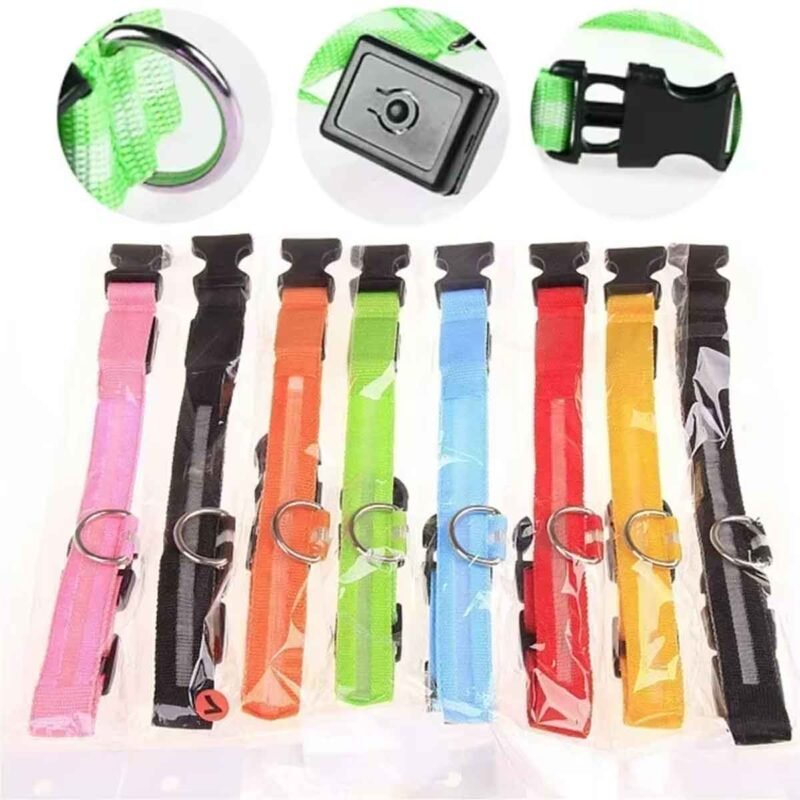 USB Reflektierendes Hundehalsband mit Leuchtfunktion – Bild 8