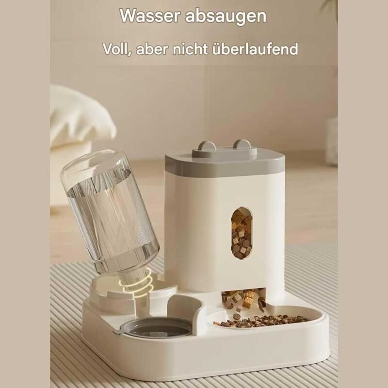 Automatische Feeder Katze Hundefutter Schüssel mit Wasser brunnen – Bild 8