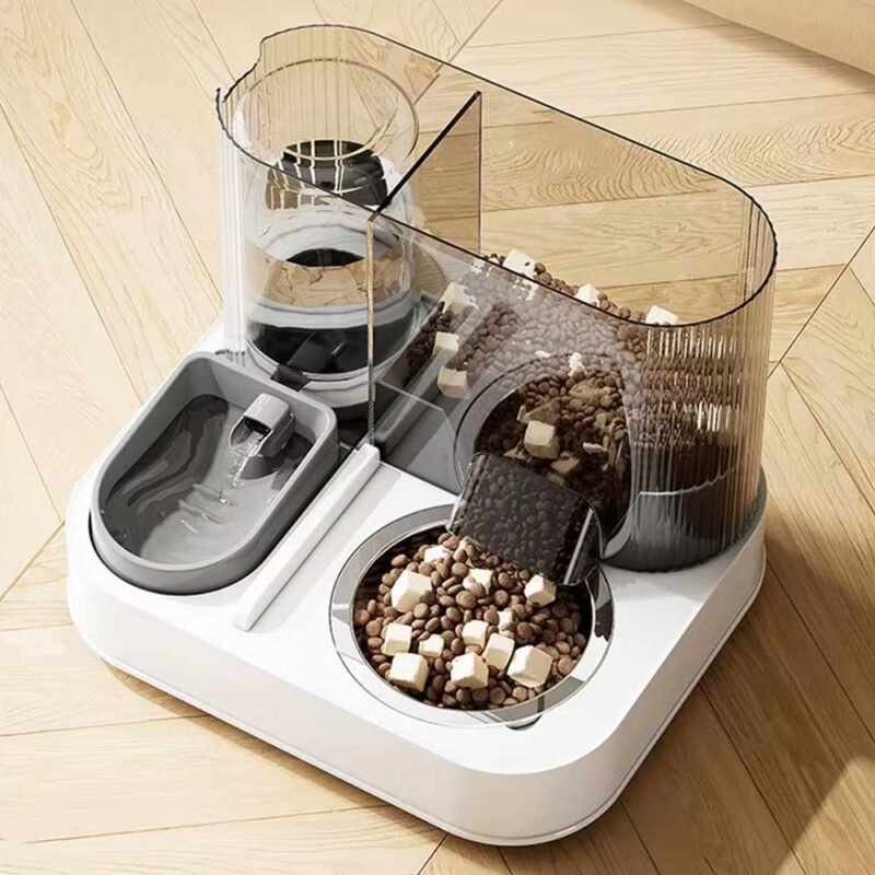 2 in 1 Haustier Katze Feeder automatische – Bild 8