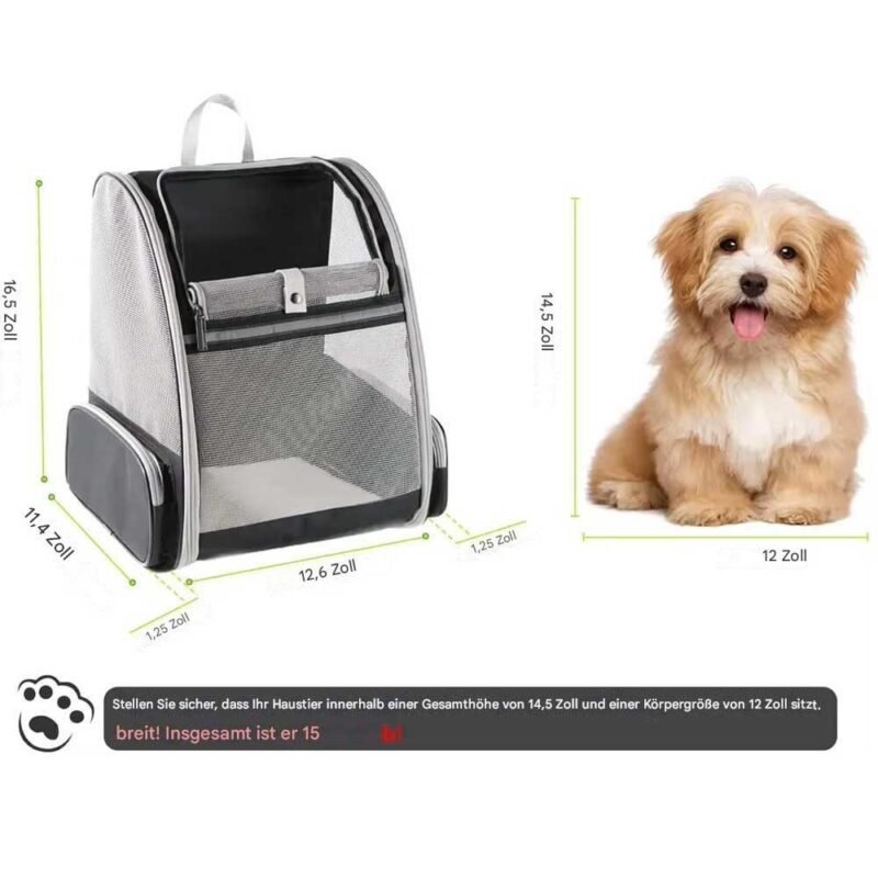 Katzen Rucksack Tragetasche, Haustier-Tragetasche, Rucksack für Katzen – Bild 8
