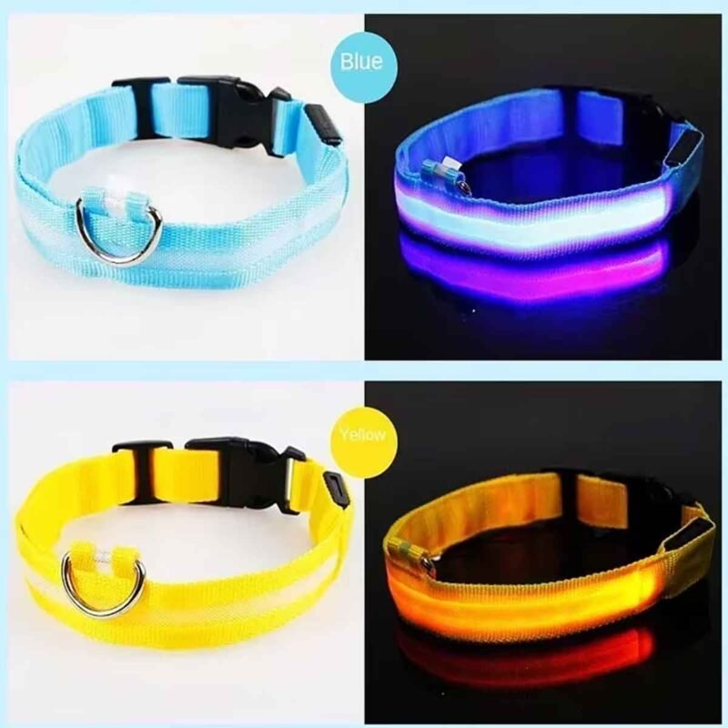 USB Reflektierendes Hundehalsband mit Leuchtfunktion – Bild 9