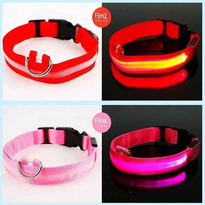 USB Reflektierendes Hundehalsband mit Leuchtfunktion – Bild 10
