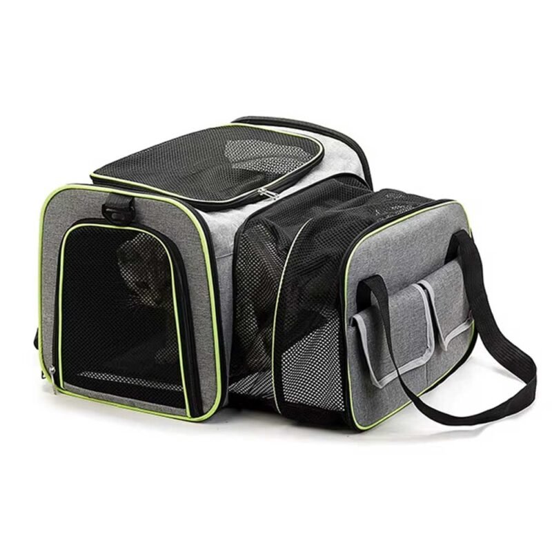 Katze Tasche Faltbare und Erweiterbar Haustier Tasche – Bild 10