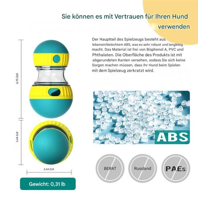 Hundespielzeug für kleine, mittelgroße und große Hunde, Futterspender – Bild 11