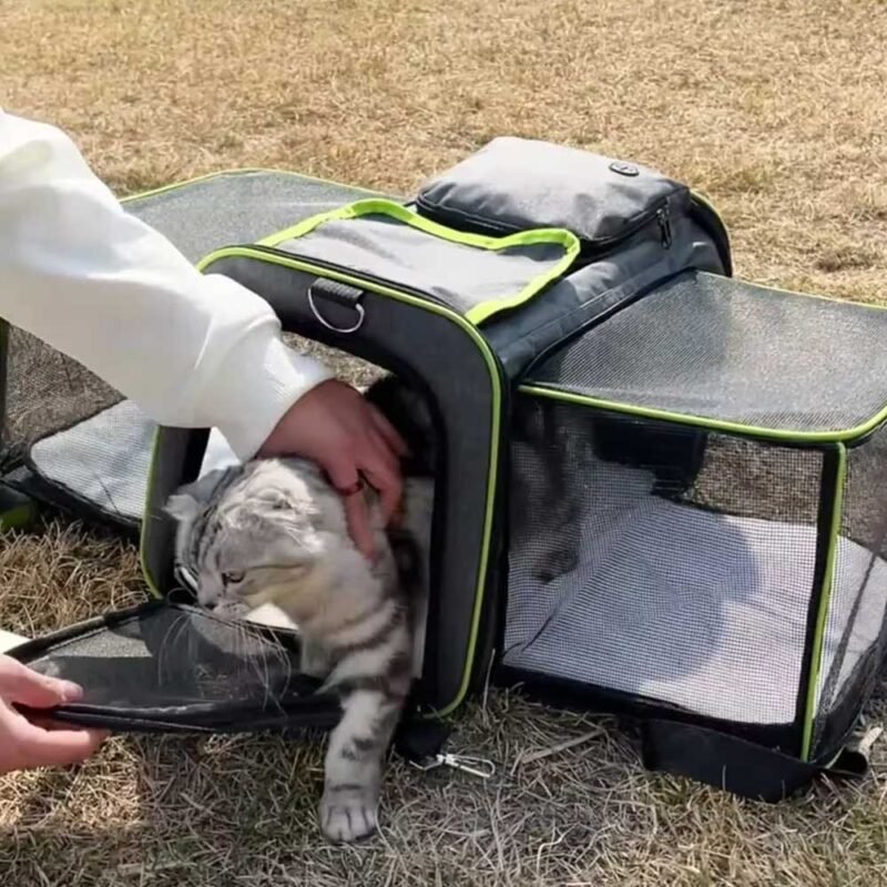 Tragbare Haustier Umhängetasche Katzen träger atmungsaktive – Bild 22