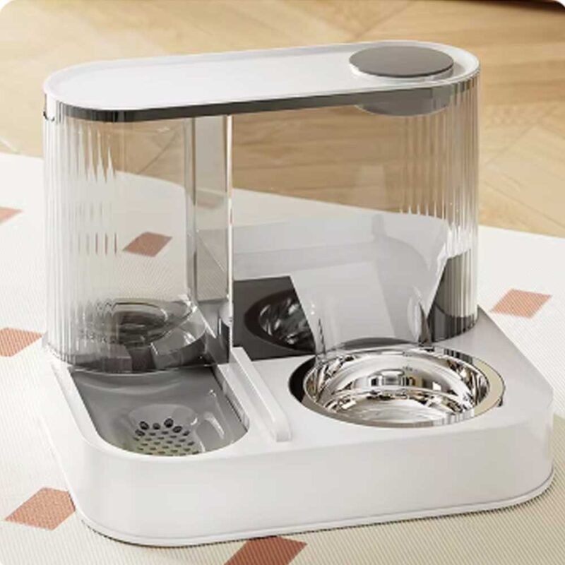 2 in 1 Haustier Katze Feeder automatische – Bild 14
