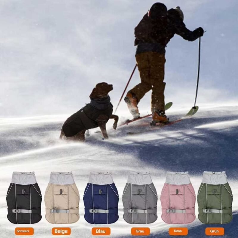 Hunde kleidung Luxus Winterjacke – Bild 2