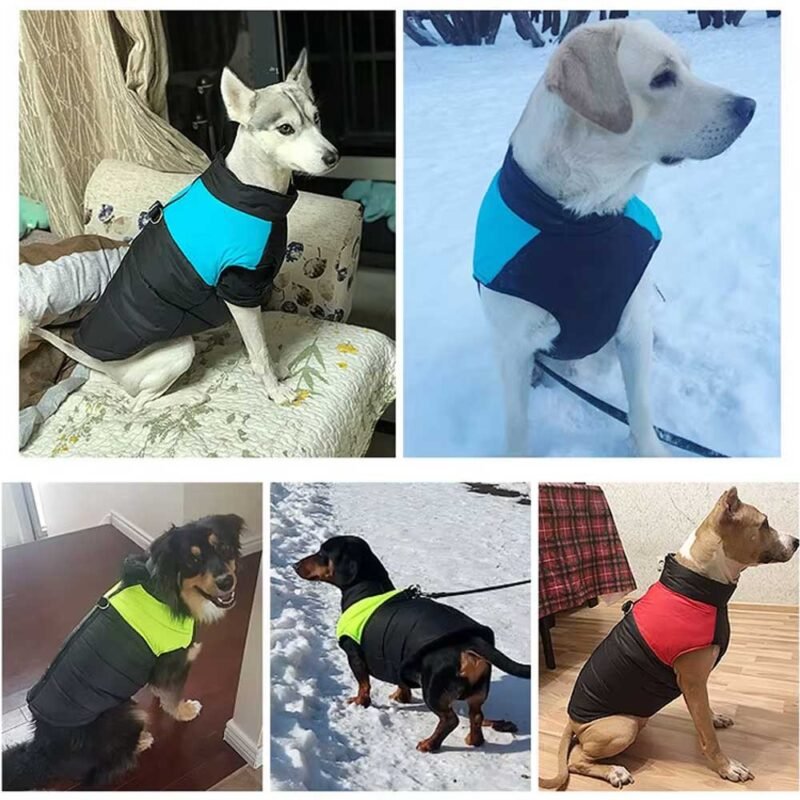 Winter Haustier Hund Kleidung warme große Hundemantel – Bild 3