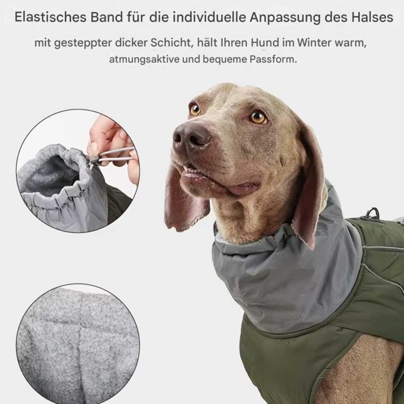 Hunde kleidung Luxus Winterjacke – Bild 5