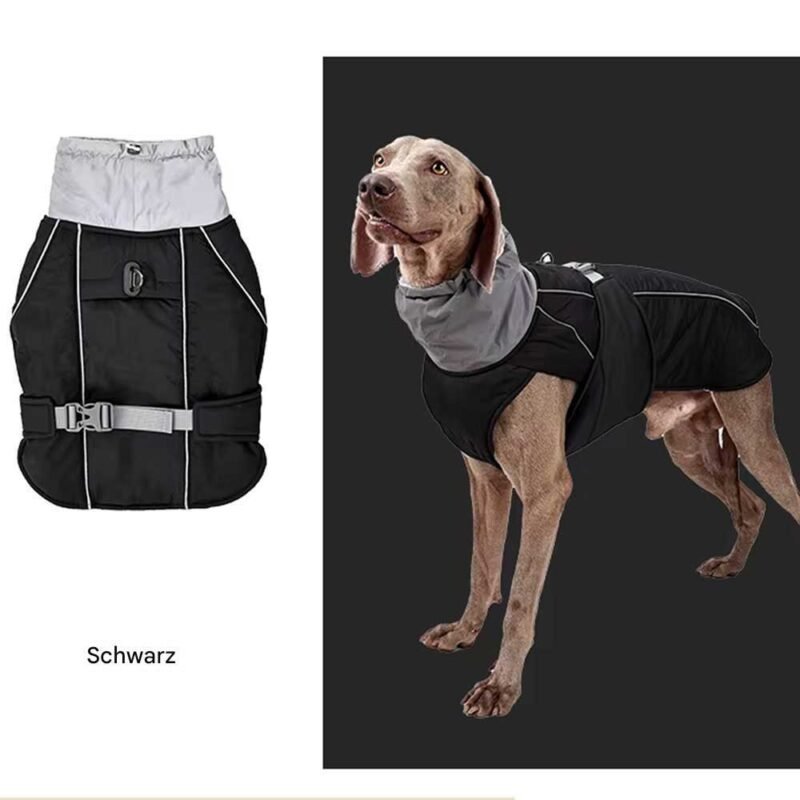 Hunde kleidung Luxus Winterjacke – Bild 12