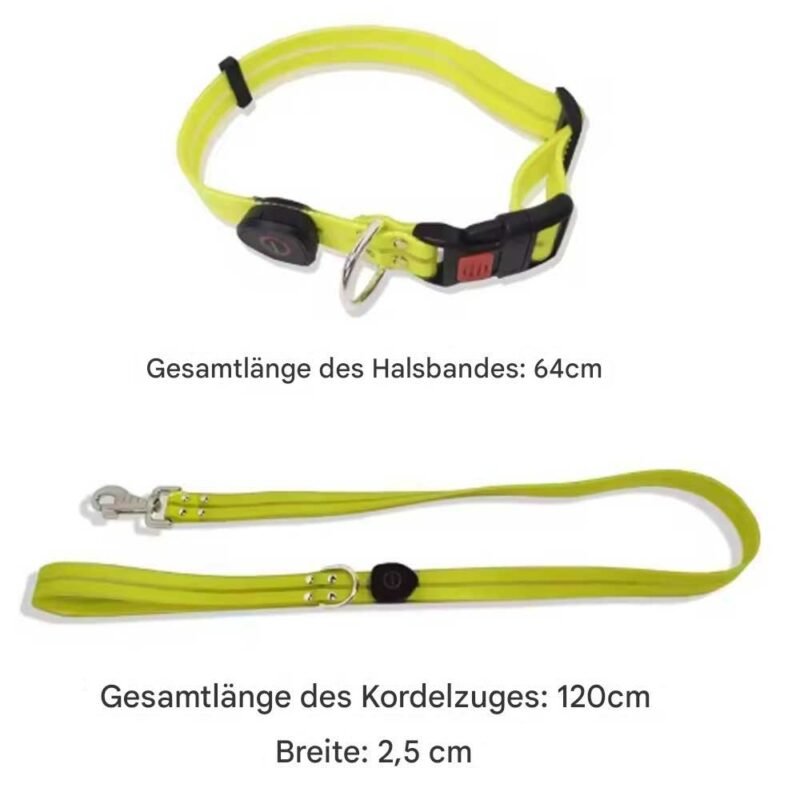 LED leuchten Hundeleine und halsband – Bild 10