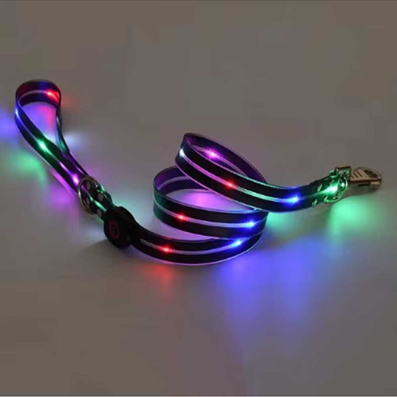 LED leuchten Hundeleine und halsband – Bild 20
