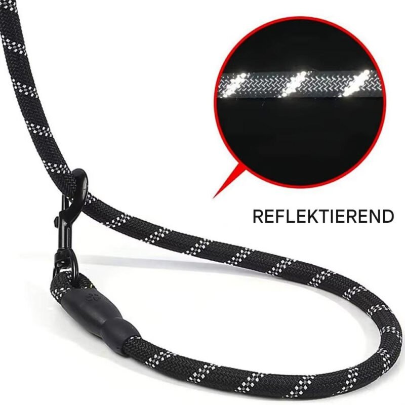 Reflektierende Hundeleine mit bequemem, gepolstertem Griff – Bild 4