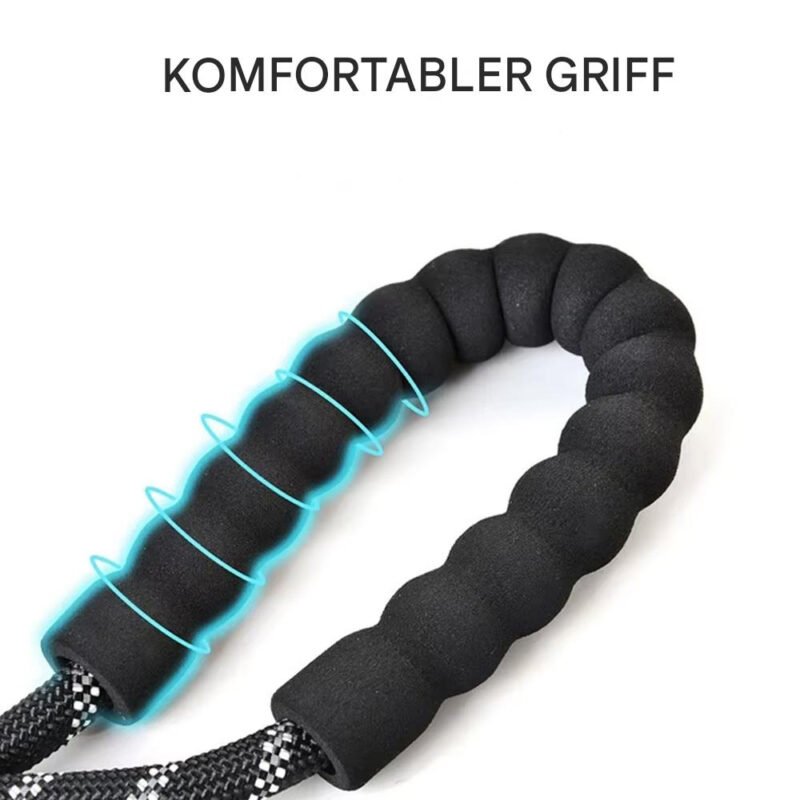 Reflektierende Hundeleine mit bequemem, gepolstertem Griff – Bild 5