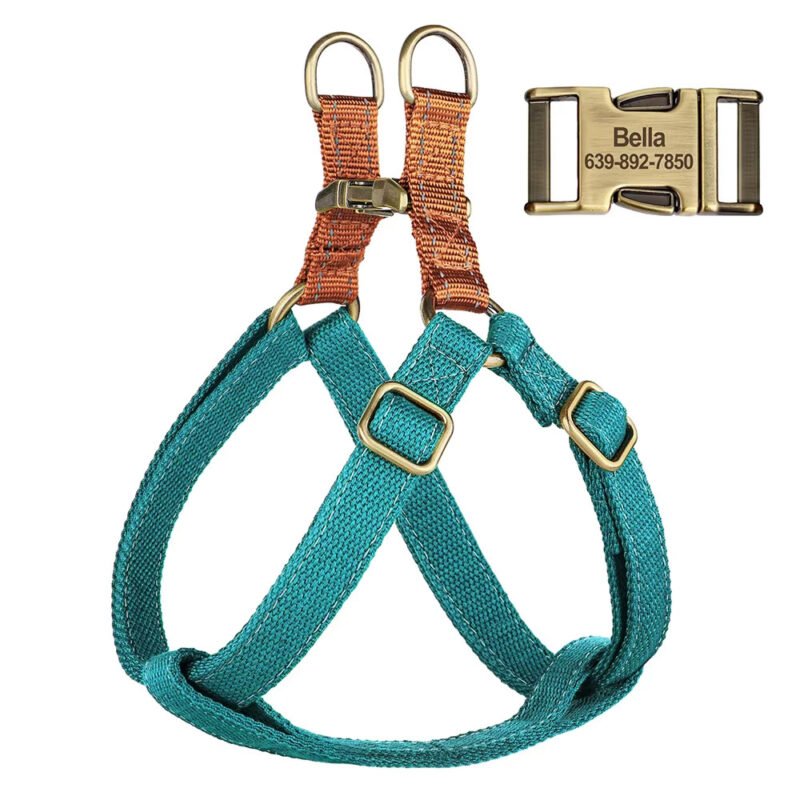 Personalisierte Hundegeschirr weiche Nylon  reflektierende Haustier Weste – Bild 5