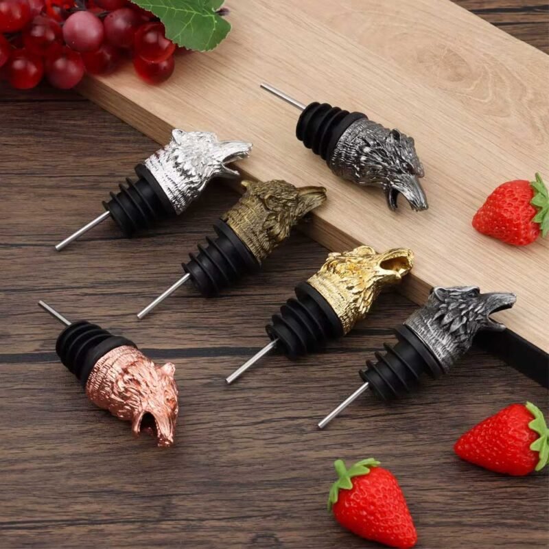 1pc Flaschen düse Ausgießer Öl/Mund mit Flaschenverschluss Kork Weinflasche rot trocken Topf Plug Oliven spender – Bild 16