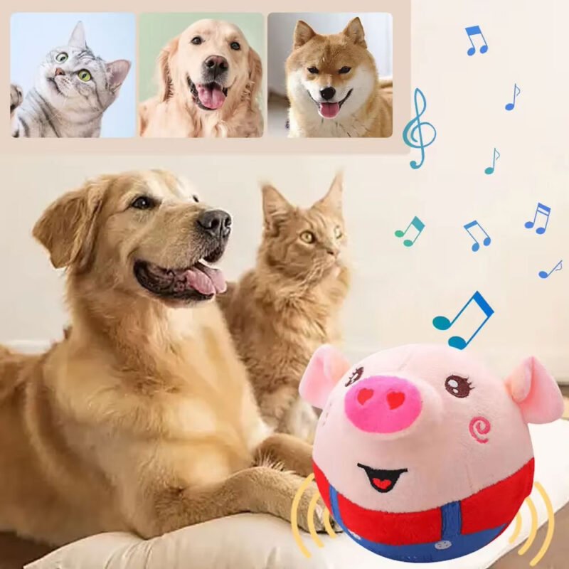 Elektronisches Haustier Hund Spielzeug Ball Haustier springen Sprung ball Musik – Bild 4