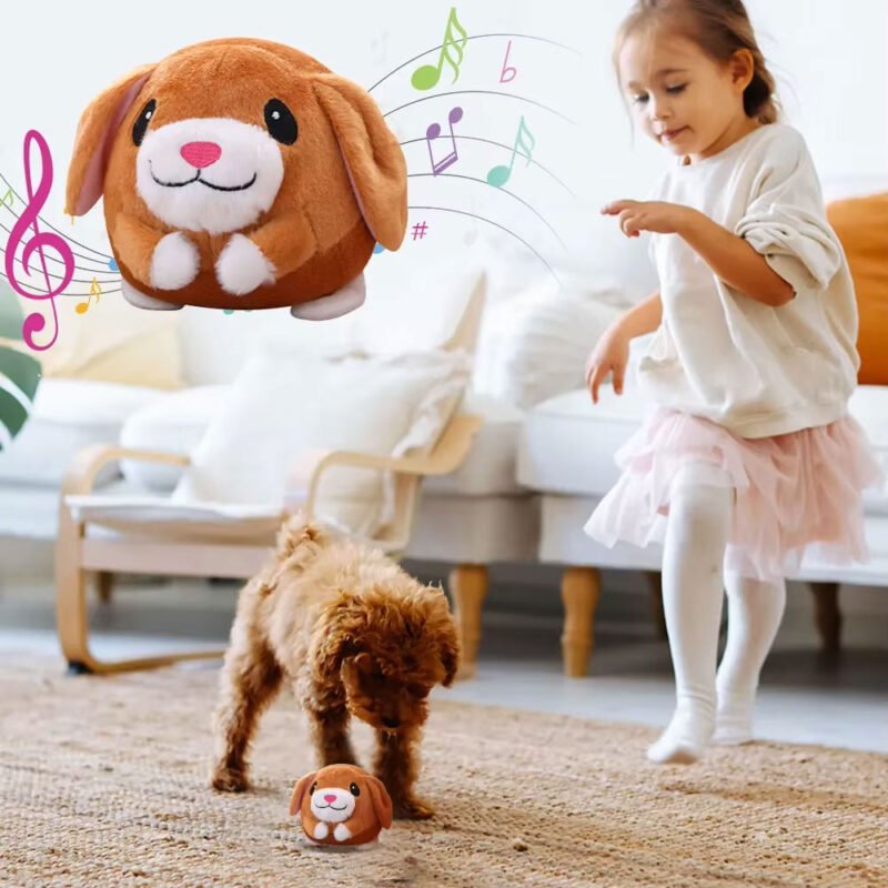 Elektronisches Haustier Hund Spielzeug Ball Haustier springen Sprung ball Musik – Bild 5
