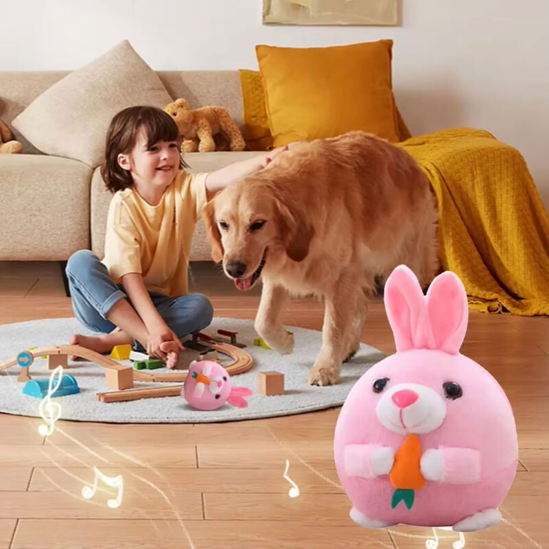 Elektronisches Haustier Hund Spielzeug Ball Haustier springen Sprung ball Musik – Bild 6